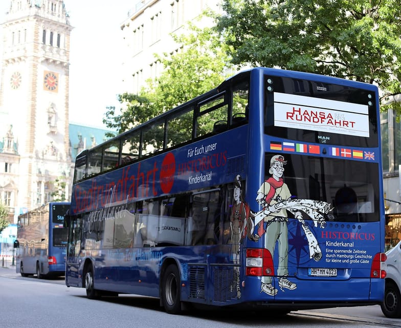 1-Day Hop-on/Hop-off Bus Tour of Hamburg Line D - Alster Lake and Hamburg’s elegant north side