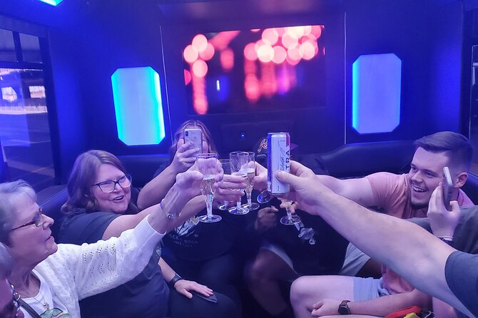 1 Hour Private Las Vegas Party Bus Tour - Seeing the Sphere from the party bus