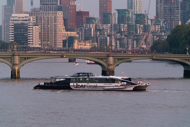 2 Day London Hop-On Hop-Off River Thames Sightseeing Pass - What riding the boat is like