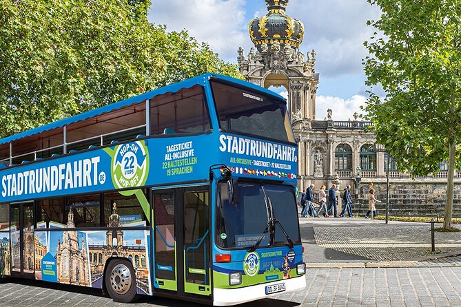2 day ticket Grand City Tour Hop on Hop off 22 stops - A practical first look at Dresden from Postplatz