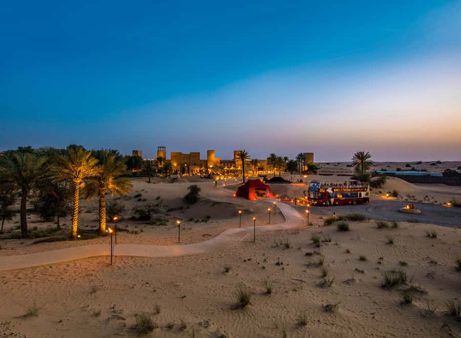 5-Day Pass: Hop-On Hop-Off, Lost World Aquarium, Dubai Frame - Blue Route: beaches, Palm Jumeirah, and Dubai Marina