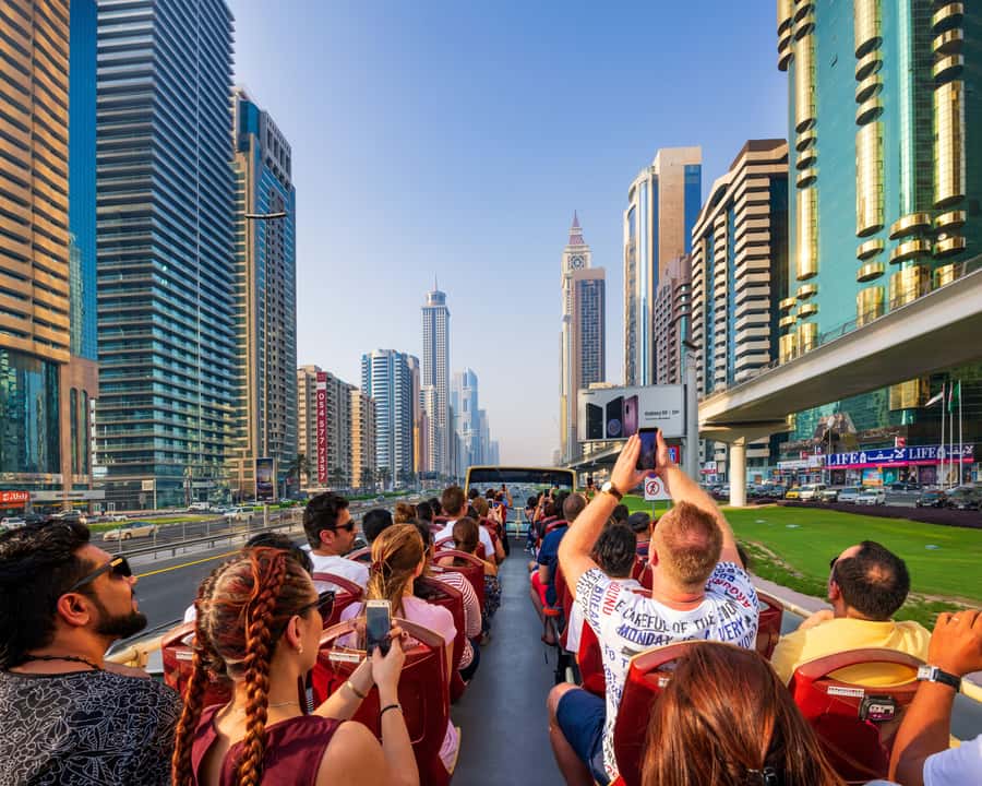 5-Day Pass: Hop-On Hop-Off, Lost World Aquarium, Dubai Frame - Dubai Frame: a clear view across old and new Dubai