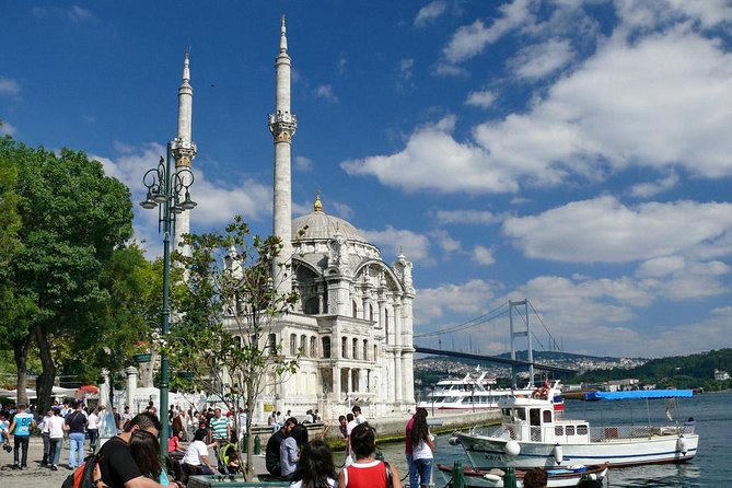 Afternoon Bosphorus Cruise Tour, Golden Horn Coach Tour and Pierre Loti Tour - Balat and Fener appear from a moving coach