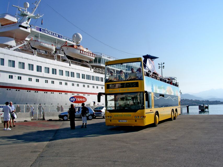 Ajaccio: Town Highlights and Coast Open-Top Bus Tour - The coastal road toward the Sanguinaires Islands