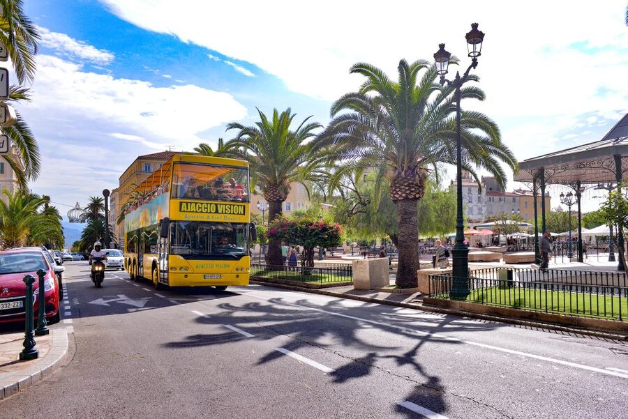 Ajaccio: Town Highlights and Coast Open-Top Bus Tour - The return through Ajaccio Bay