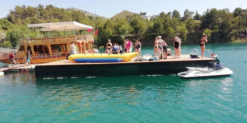Alany: Mix Tour Cabrio Bus Safari, Boat Tour with Lunch - Manavgat Waterfalls in a 20-minute window