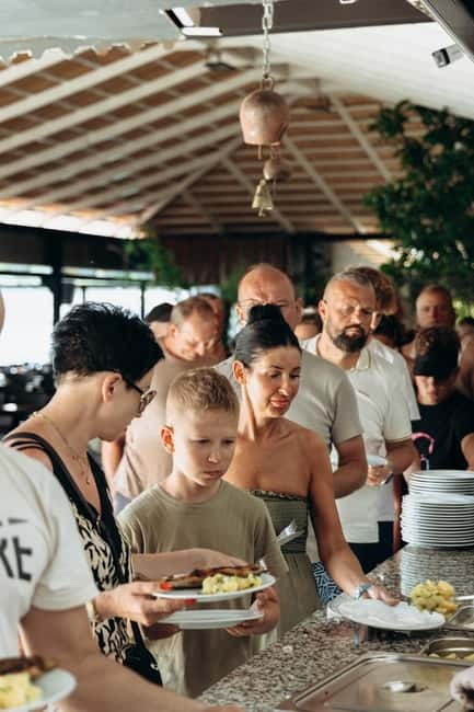 Alany: Mix Tour Cabrio Bus Safari, Boat Tour with Lunch - Water fights, foam, and the swimming break