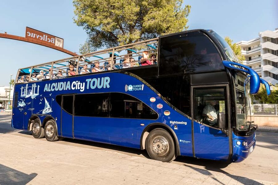 Alcudia: ALCUDIA City TOUR Open Top Bus, open-top bus tour - Port d’Alcudia and the resort areas