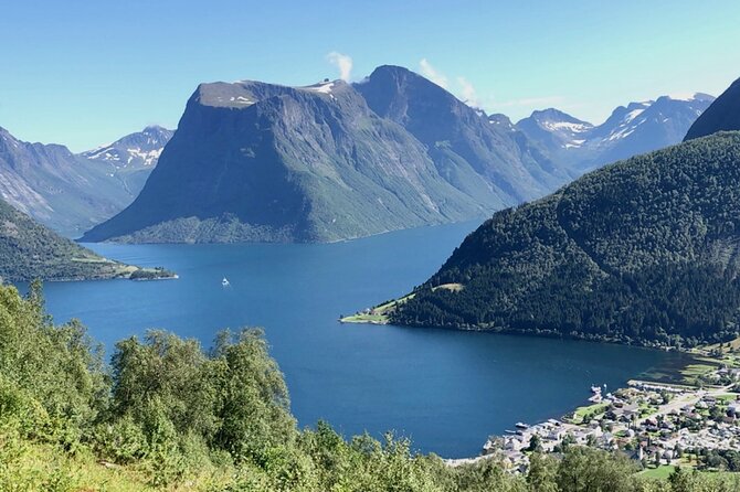 All About the Fjords in One Tour by Boat and Bus from Ålesund - Hellesylt: waterfall, village, and a useful break