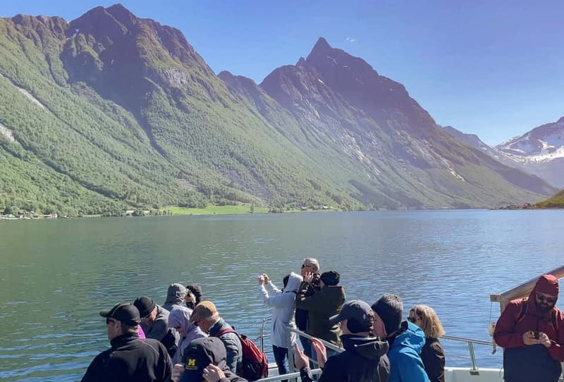 All About the Fjords, in one tour by bus & boat from Ålesund - Øye and the road through Norangsdal Valley