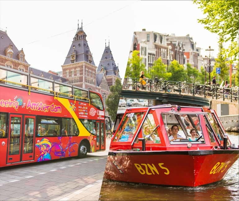 Amsterdam: Hop-On Hop-Off Bus and Boat options - Key points to know before you go