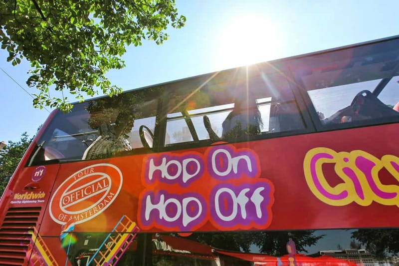 Amsterdam: Hop-On Hop-Off Bus and Boat options - The bus route and its most useful stops