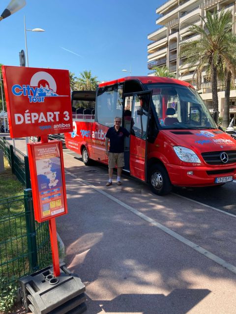 Antibes: 1 or 2-Day Hop-on Hop-off Sightseeing Bus Tour - The open-top ride and the audio guide