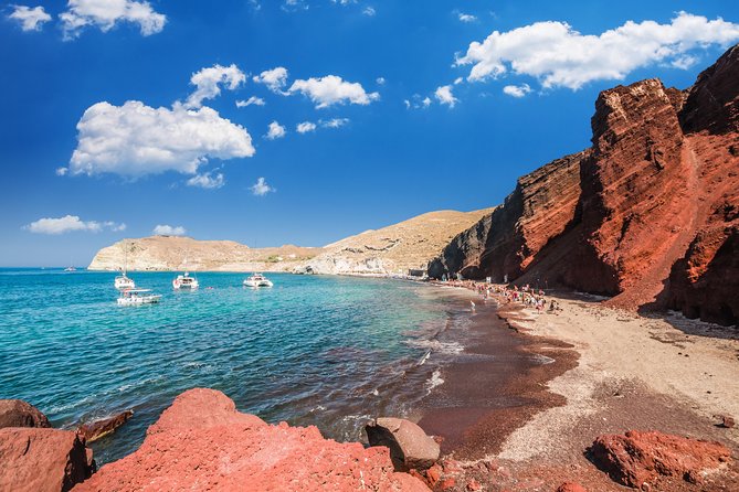 Archaeological Bus Tour To Akrotiri Excavations & Red Beach - Akrotiri Excavations: the day’s main event
