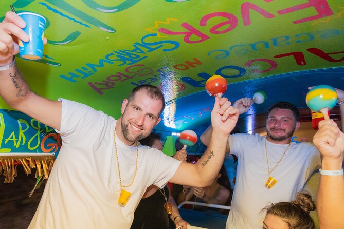 Aruba Happy Hour Party Bus Pub Crawl - The first bar may be the quietest stop
