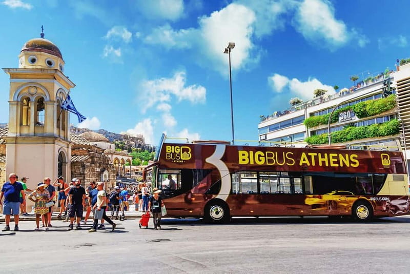 Athens: Big Bus Hop-on, Hop-off Tour by Open-Top Bus - Piraeus route: port history and waterfront stops