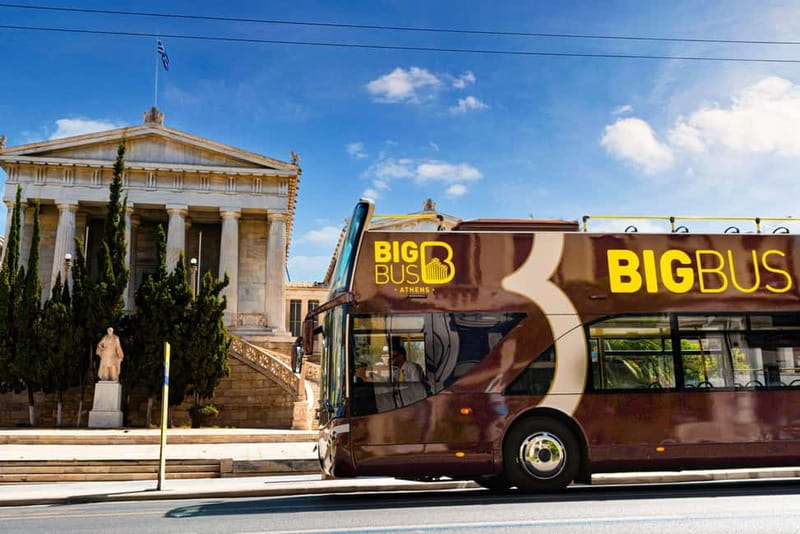 Athens: Big Bus Hop-on, Hop-off Tour by Open-Top Bus - The Athens route from Syntagma to the ancient monuments