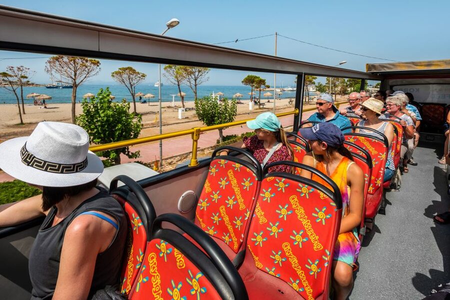 Athens: City Sightseeing Hop-On Hop-Off Bus Tour - Temple of Olympian Zeus and the Ancient Olympic Stadium