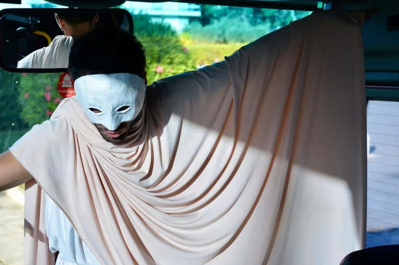 Athens: Immersive Theatre Bus Tour & Ancient History - Starting at Dragatsaniou 8