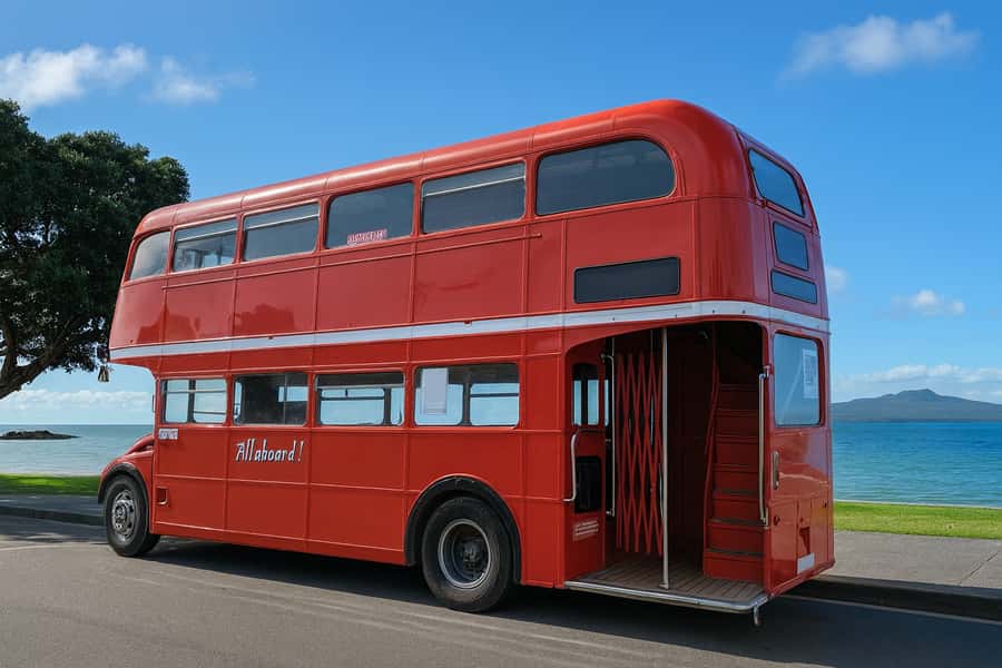 Auckland: Vintage Double-Decker Bus Sightseeing Tour - Starting on Customs Street East