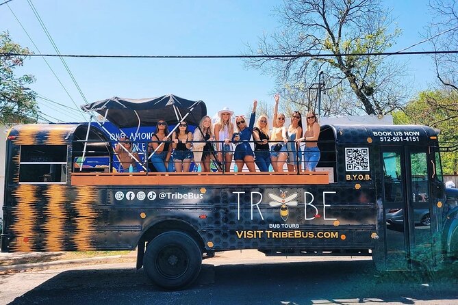 Austin Murals & Mimosas Roofless Party Bus Tour - South Congress: murals, shops, and Austin character