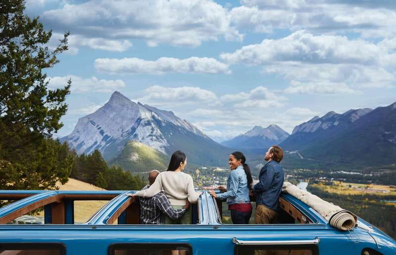 Banff: Vintage Car Legendary Open-Top Touring - Riding through Banff in a 1930s-style car