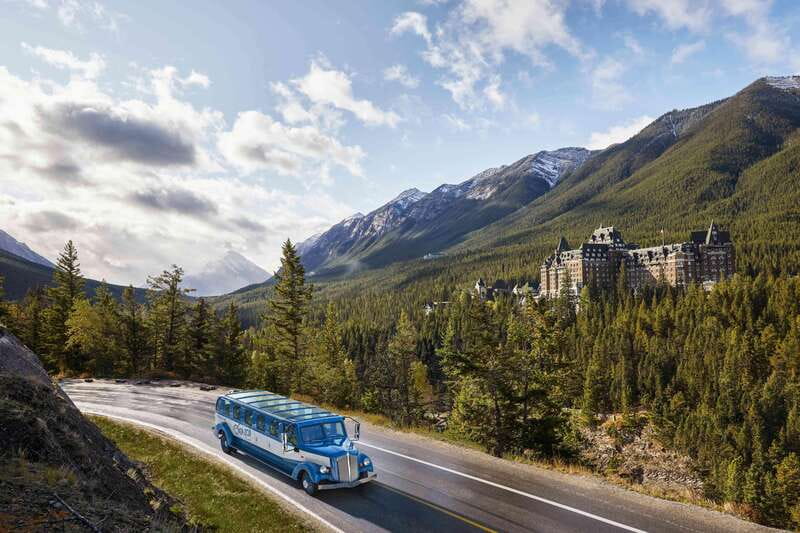 Banff: Vintage Car Legendary Open-Top Touring - The open roof changes the view