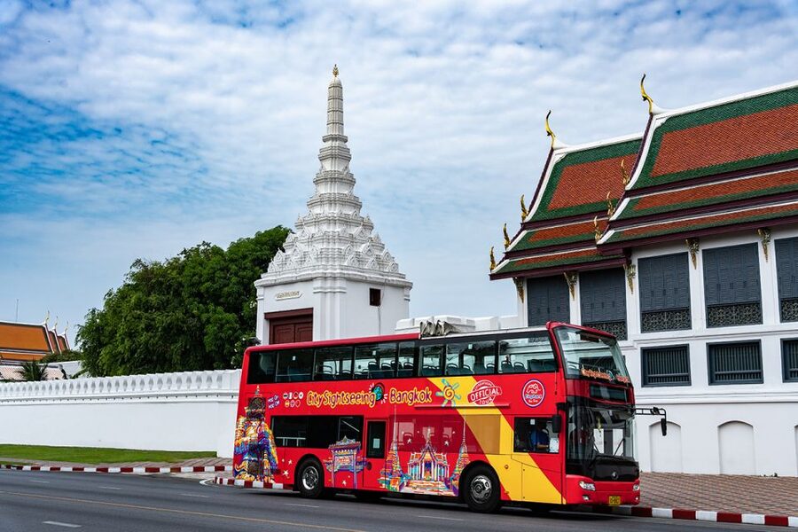 Bangkok: City Sightseeing Hop-On Hop-Off Bus Tour - Heat, traffic, and the open-top question