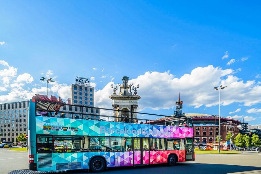 Barcelona: City Sightseeing Hop-On Hop-Off Bus Tour - The Blue Route, Gaudí, Pedralbes, and football