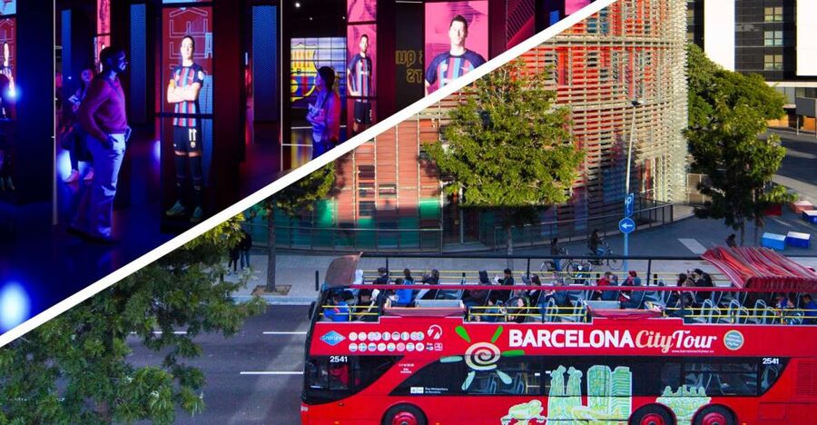 Barcelona Hop-On Hop-Off Bus and FC Barcelona Immersive Tour - Key points to know before booking