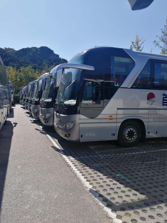 Beijing:Mutianyu Great Wall Bus Tour 7/8/9/10/13/13:30/15:30 - What the bus day looks like from Beijing