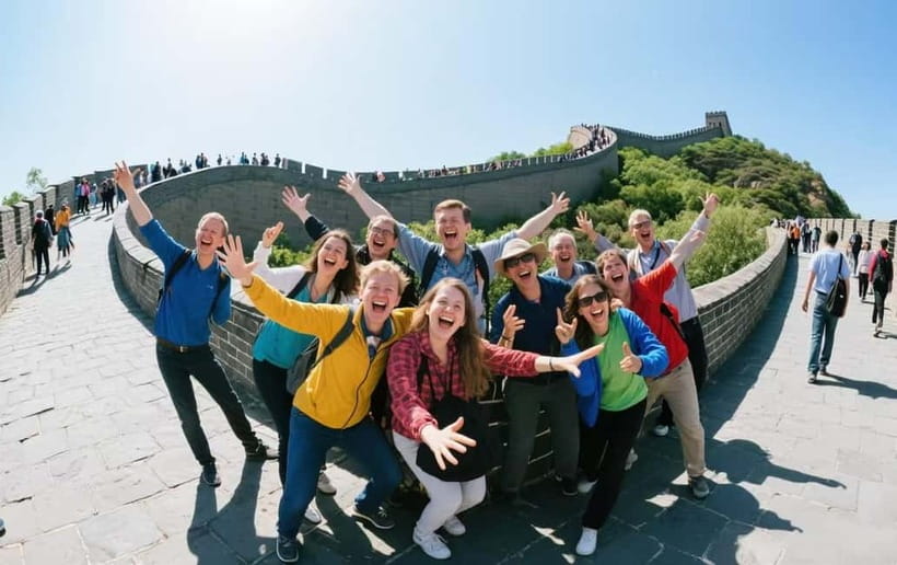 Beijing: Mutianyu Great Wall Group Bus Tour with Tickets - The bus ride and the English guide