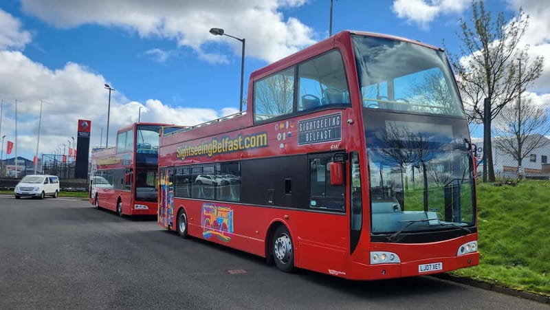 Belfast: Hop-On Hop-Off Belfast Open Top Bus Tour - Key points before you board