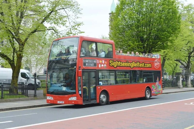 Belfast: Hop-On Hop-Off Belfast Open Top Bus Tour - The Big Fish and Belfast’s waterfront