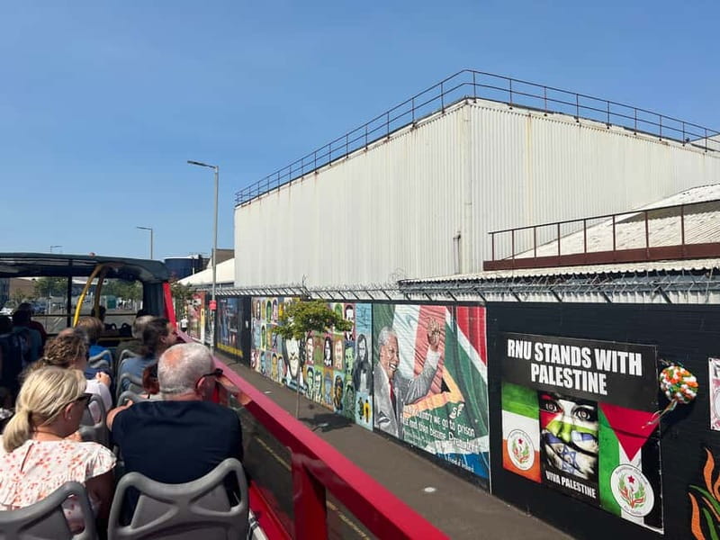 Belfast: Hop-on Hop-off Bus Tour With Live Guides - Falls Road and the murals of west Belfast