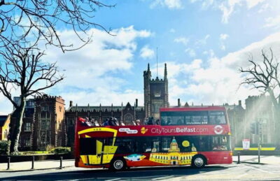 Belfast: Hop-On Hop-Off Bus Tour with Titanic Entry Ticket