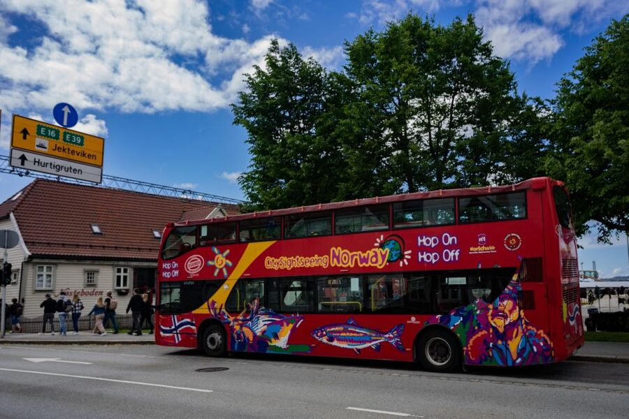Bergen: City Sightseeing Hop-On Hop-Off Bus Tour - Fish Market, museums, and easy central stops