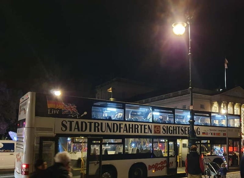 Berlin: Bus Tour by Night with Live Commentary - The Brandenburg Gate and Berlin’s central monuments