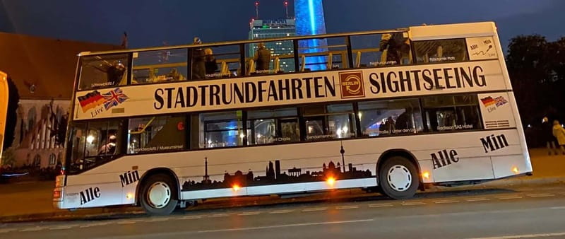 Berlin: Bus Tour by Night with Live Commentary - What the open-top bus adds, and what it does not