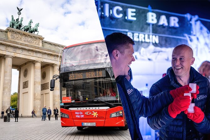 Berlin Combo: Hop-On-Hop-Off Bus and Icebar Ticket - Tiergarten and the northern part of the central loop