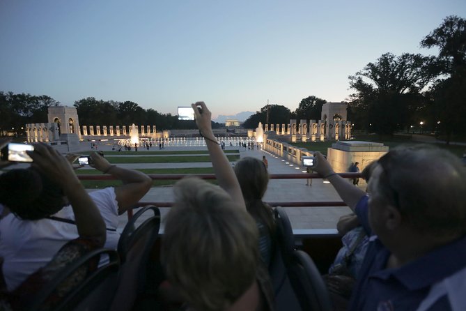Big Bus DC: Monuments & Memorials Night Tour by Open-top Bus - Starting at Union Station and finding your seat