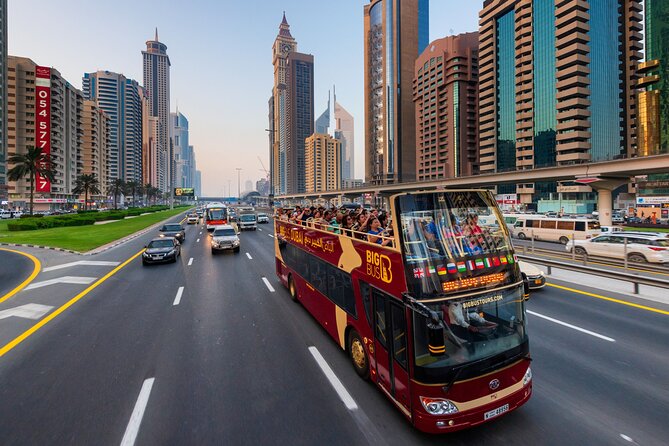 Big Bus Dubai Hop-On, Hop-Off Sightseeing Tour by Open-Top Bus - The blue route to Marina and Palm Jumeirah