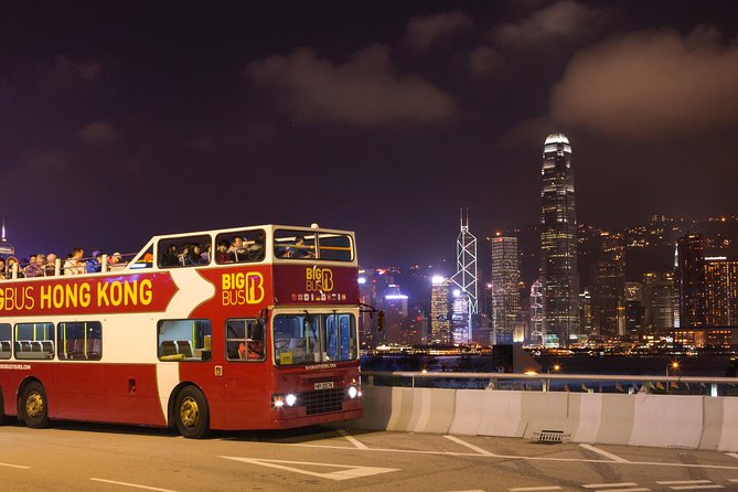 Big Bus Hong Kong Panoramic Night Tour by Open-Top Bus - What this Hong Kong night bus actually offers