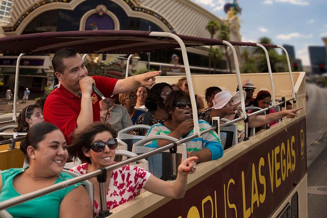 Big Bus Las Vegas: Hop-On Hop-Off Sightseeing Bus Tour - Stop 5: The Strat shows how far the Strip reaches