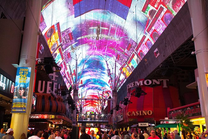 Big Bus Las Vegas: Sightseeing Night Tour by Open-Top Bus - Downtown Las Vegas adds a different mood