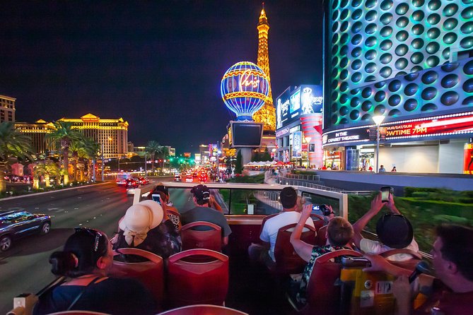 Big Bus Las Vegas: Sightseeing Night Tour by Open-Top Bus - What you see along the Las Vegas Strip