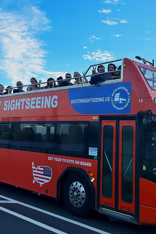 Boston: Hop-On Hop-Off Double-Decker Bus Sightseeing Tour - Key points to know before boarding