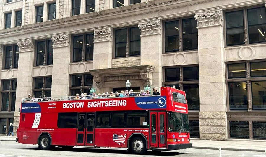 Boston: Hop-On Hop-Off Double-Decker Bus Sightseeing Tour - Trinity Church and Newbury Street