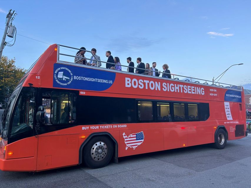 Boston Sightseeing: Single Ride Pass With Double-Decker Bus - Key points to know before you board