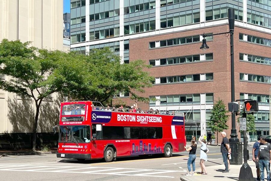 Boston Sightseeing: Single Ride Pass With Double-Decker Bus - Stops 6 and 7: Boston Public Library, Back Bay, and Trinity Church